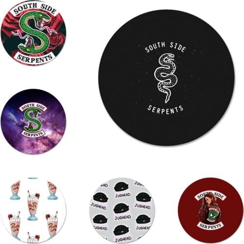 Riverdale South Side Serpents Icons Pins Badge Decoration Brooches Metal Badges For Backpack Decoration
