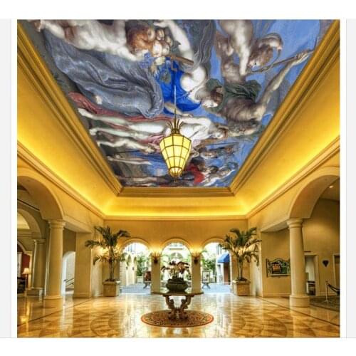 3d wallpaper custom mural 3d non-woven wallpaper Lubensi Peace victory hero European zenith mural mural home decoration