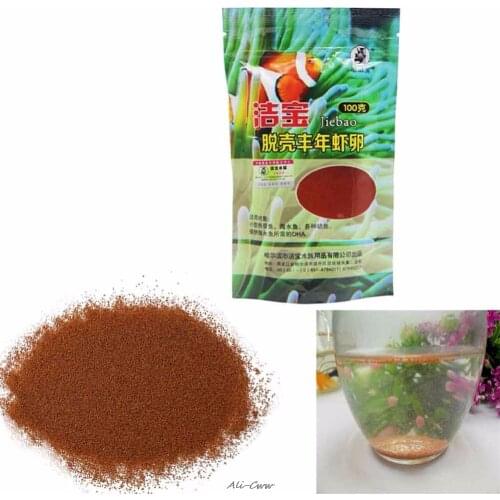 100g Brine Shrimp Eggs Artemia Cycts Ocean Nutrition Fish Food Feeding Dropshipping