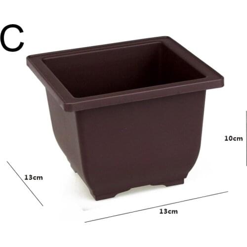 Plastic Flower Pot Retro Style Simulational Purple Sand Pots Flower Bonsai Tree Plant Succulent Flower Pots Home Garden SUB Sale