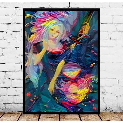 Albedo and Ains Alphonse Alters Alucard Annie Leonhart Wizard Megumin Archer Inferno Arturia Asuka Japan Anime Posters No Frame