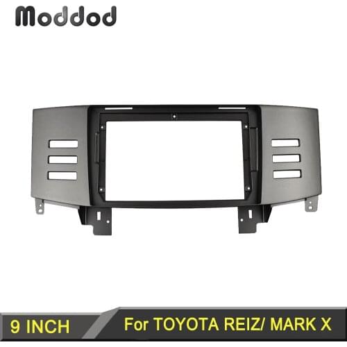 Radio Fascia Fit for TOYOTA REIZ/ MARK X 2009 Android Player Frame Adapter Cover Stereo Panel Dash Installation Trim kit Frame