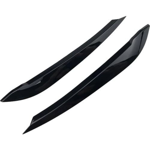 Headlights Eyebrow Eyelids Stickers ABS Trim Cover Accessories Car Styling for Polo 2019-2021