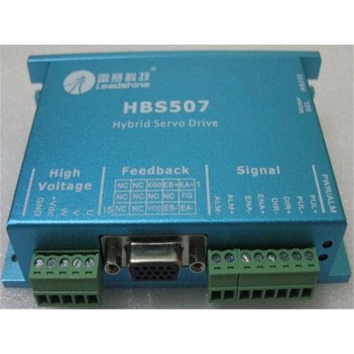 NEMA23 3PHASE closed loop motor hybrid servo drive HBS507 leadshine 18-50VDC new original