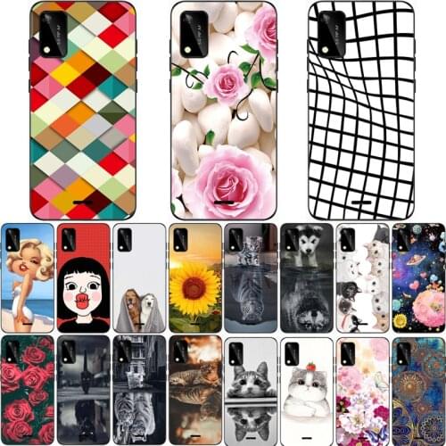 For BQ 5745L CLEVER Case Wolf Silicon TPU Fundas for BQ 5745L Clever Cat Animal Shell Bag Housing Phone Cases