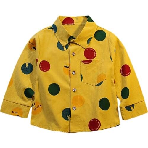 Boys spring and autumn long sleeve shirt Boy Western Style Fashion Shirt Boy cotton comfortable shirt Boy shirt