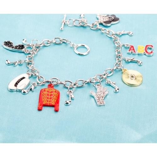 Bracelets for Women Hip-hop Music Singer Charms Bracelet Rock Bangle Bracelet for music Fans Gift dropshipping