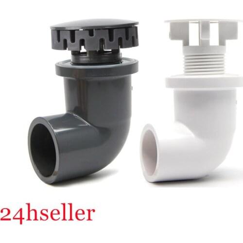 1pcs I.D 20/25/32mm Aquarium Fish Tank Elbow Joints Water Tank Drainage Aquatic Pet Socket PVC Pipe Drain Connectors