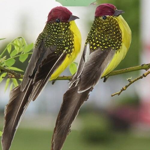 1pc Fake Craft Birds Artificial Foam Feathers Mini Bird,Decoration Mariage Table,Birthday Party Decorations Kids,Wedding