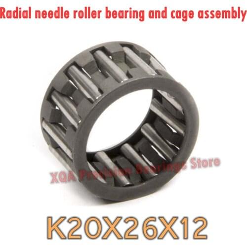 10PCS/LOT K202612 Radial needle roller bearing and cage assembly 20*26*12 mm K20X26X12 19243/20