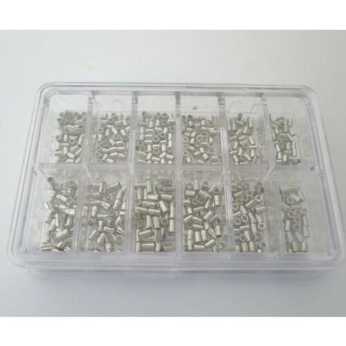360 pcs Stainless steel Watch Case Tube Waterproof Assortment Set For Watches Repair Tool Parts Crown