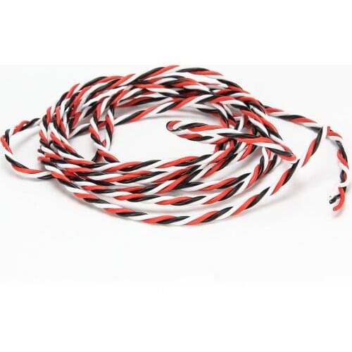 5 Meters 26AWG/22AWG JR Futaba Servo Twisted Wire 30/60 Cord Lead Extended Wiring anti-interference Cable for RC DIY model