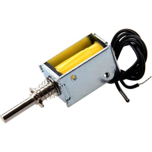 AD-DC 4.5V 40g/2mm Open Frame Actuator Push Pull Solenoid Electromagnet