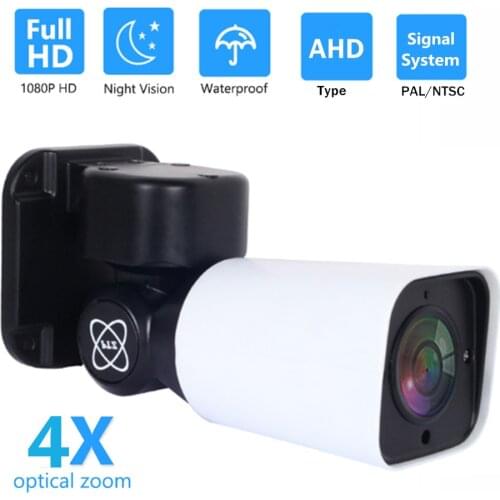 OwlCat AHD Analog High Definition Surveillance Camera HD 1080P 4X Zoom Pan Tilt Rotate CCTV Security Outdoor Bullet PTZ Camera