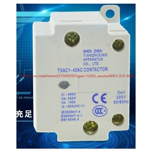 100% NEW TXAC1-40 40AC Unipolar AC Contactor Injection Molding Machine Constant Temperature Heating Sensor