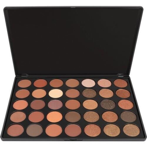 ISMINEE New 35 Color Earth Color EyeShadow Matte Pearlescent Combination Eye Shadow Soft Silky Non-Flying Pink