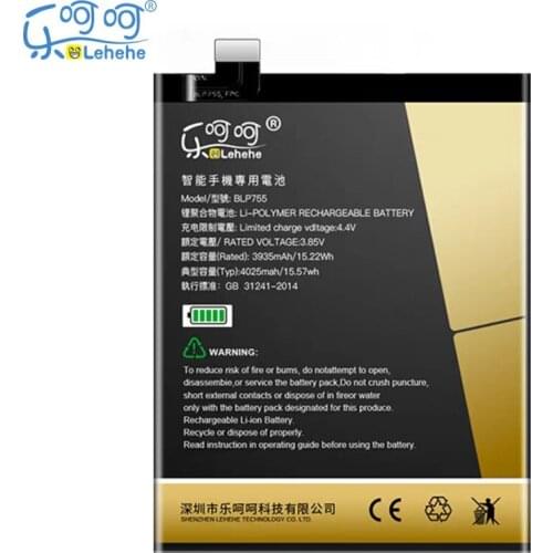 New Original LEHEHE BLP755 Battery for OPPO Reno3 4025mAh Smartphone Replacement Batteries with Tools Gifts