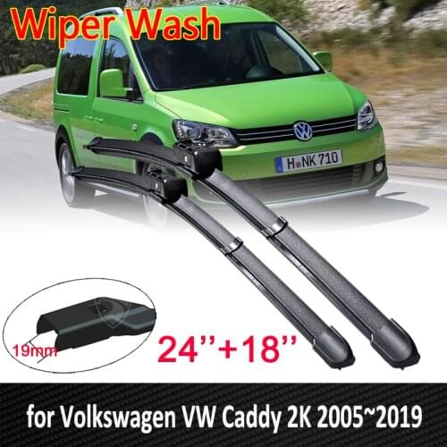 For Volkswagen VW Caddy 2K 2005~2019 2007 2010 2012 2015 2016 Front Windscreen Windshield Wipers Car Wiper Blade Car Accessories