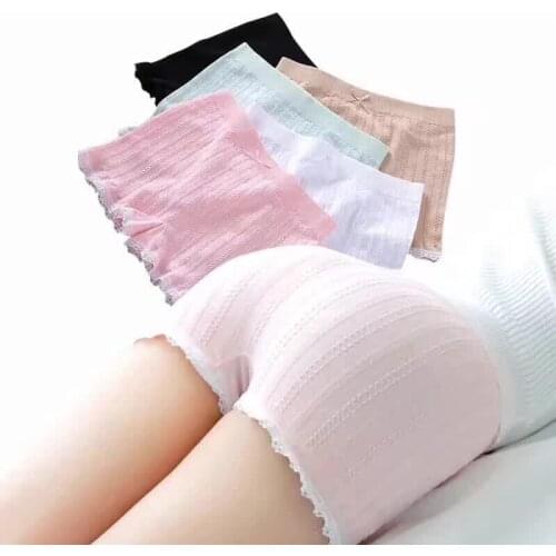 Ready Stock Sexy Women Original FIRM Seamless Soft Lace Safety Pants Shorts
