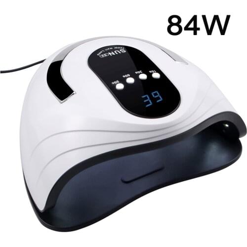 84W UV Lamp for Manicure Nail Dryer 42 PCS LEDs Nail Lamp For Quick Curing UV Gel Nail Polish With Motion sensing LCD Display