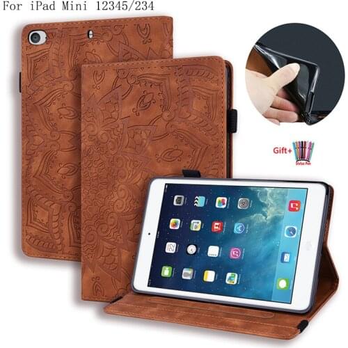 Universal Cases For iPad Mini 1/2/3/4/5 8.0'' Magnetic Smart Silicone TPU Leather Tablet Fundas Cover For iPad 234 9.7 2018/2017