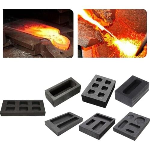 High Purity Gold Graphite Ingot Bar Combo Mold Melting Casting Refining Scrap