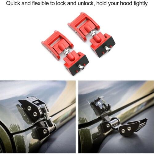 Hood Lock Latch Catch Car Engine Cover Lock for Jeep Wrangler JK JKU 2007-2017