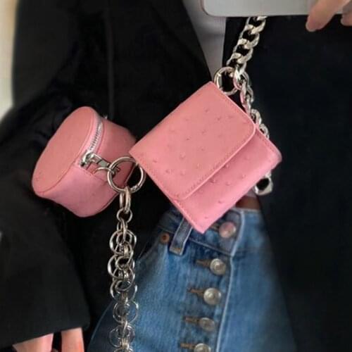 Women bag 2020 new PU Flap Shoulder Bags Chains Fashion Solid Euro-America style night club high quality MINI bag street style