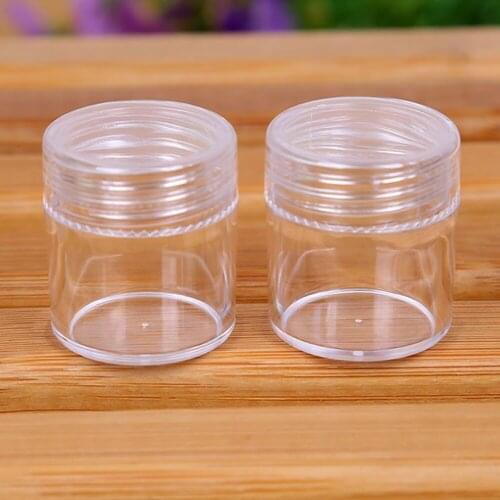 30Pcs Portable Empty Cosmetic Container Plastic Jar Pot Eyeshadow Makeup Travel Face Cream Lotion Refillable Bottle Box