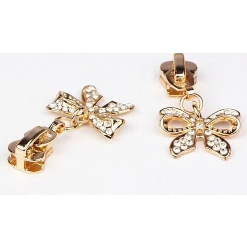 5Pcs #5 Zipper Slider Metal Resin Zipper Head DIY Clothing Bags Repair Replace Kit Accessories Suppliers