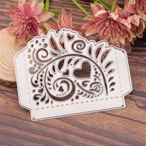 8.7x8cm Love flowers Cutting dies metal crafts paper die-cutting /DIY embossing Easter and New Year Scrapbooking