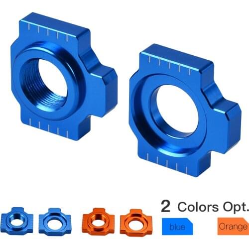 CNC Aluminum Axle Blocks Chain Adjuster Tensioner For Ktm 690 Enduro R Husqvarna Enduro Supermoto 701 2016-2021 2017 18 19 2020