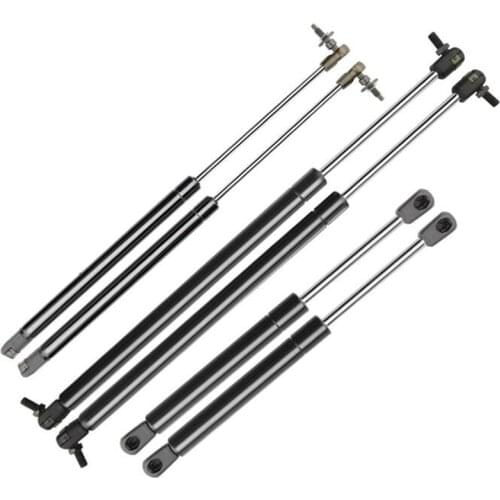 AU05 -6Pcs Bonnet+Tailgate+Rear Window Lift Supports Fit for Jeep Grand Cherokee WJ/WG 1999-2004 New Shocks Struts Spring Damper