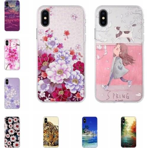 Case For iPhone X / 10 5.8 inch Printing Silicone Back Cover For iPhone 10 TEN Soft TPU Phone Shells for iPhone Ten Fundas Coque