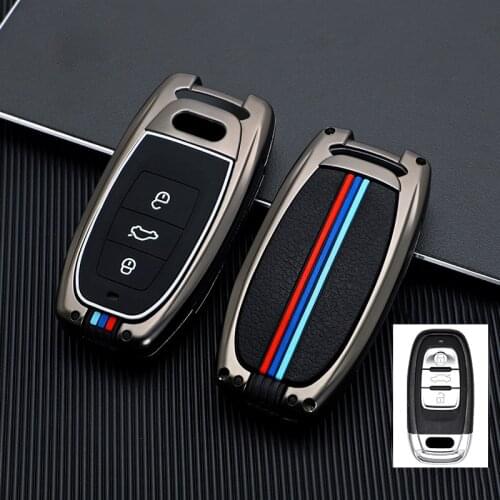 Car Key Case Cover For Audi A1 A4 B6 B7 B8 S4 A5 B8 8T S5 A6 4G C7 S6 A7 S7 A8 D4 S8 Quattro Q3 Q5 SQ5 8R Q7 R8 TT Accessories