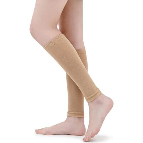 1 Pair Women Men Support Leg Shin Socks Open Toe Knee-High Compression Stockings Varicose Veins Treat Shaping Pressure Stockings