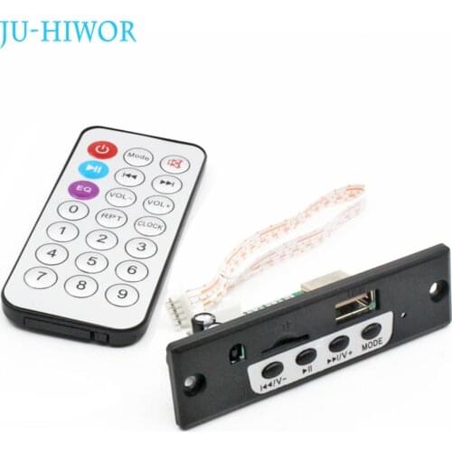 DC 12V Power Supply With Bluetooth Stereo MP3 U Disk Decoder Board No Amplifier Speaker DIY Module