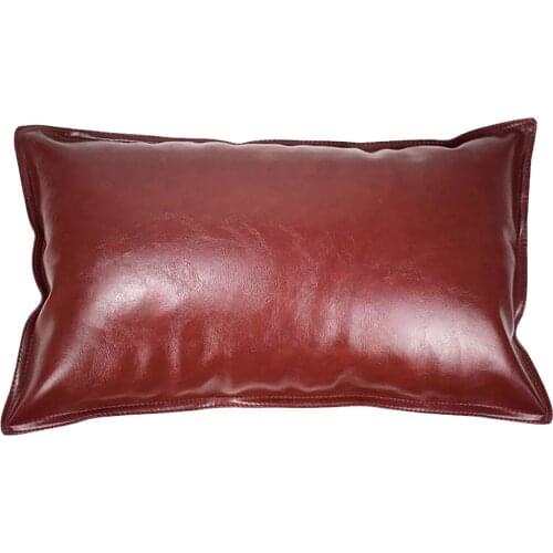 Sofa Cushion Pillow Bedside Back Luxury PU The Appearance Is Suitable For Any Environment Modern Country Style Pillowcase