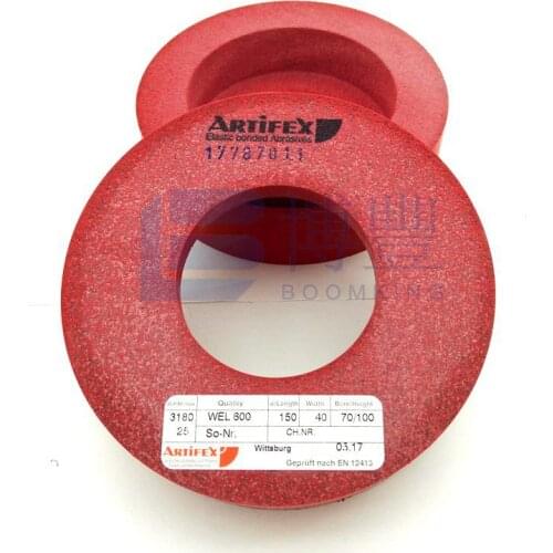 Imported Germany ARTIFEX-CE3/BK46/BK60/AO40/AO60/WEL 600/WEL 800 polishing wheels,Size 150*40*70 for glass grinding machine