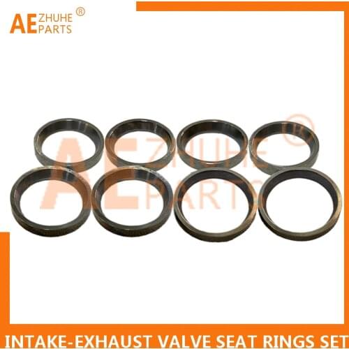 Intake Exhaust Valve Seat Ring Set New Forklift Parts For Isuzu C240 Engine Repair Parts 5-11715023-1 5-11711026-0