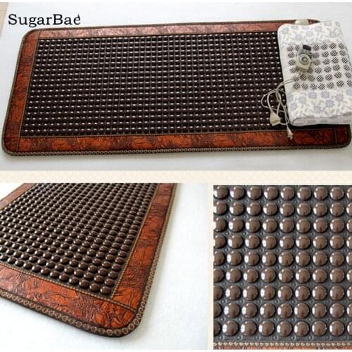 Natural Tourmaline Mat Jade Health Care Pad Electric Heating Mattress Germanium Stone Mattress For Sale 0.7X1.6M