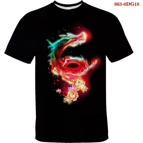 Dragon Fashion 3D Printed T Shirt Summer Style kawaii t shirts Children Short Sleeve Boy toddler girl Kids Casual Top Tees