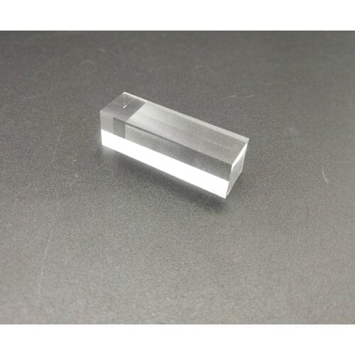 Wholesale 12.1x12.1x35mm K9 Optical Cube Prism Square Light Guide Rod, Used With Physics Experiment Teaching