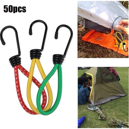 Wholesale Strong Elastic Cord Rope Cargo With Hook Expander For Camping Tent Stroller Hook Carrying Accessories