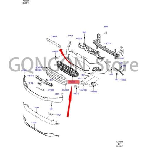CAR front bumper lower center grille with matte shield bumper For dMo nd eoE cos po rt front bumper lower center grille plating