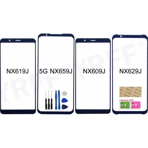 For Magic 3 Mars2 NX629J Front Outer Glass Panel For ZTE Nubia Red Magic NX609J Magic 2 NX619j / 5G NX659J (No Touch Screen)