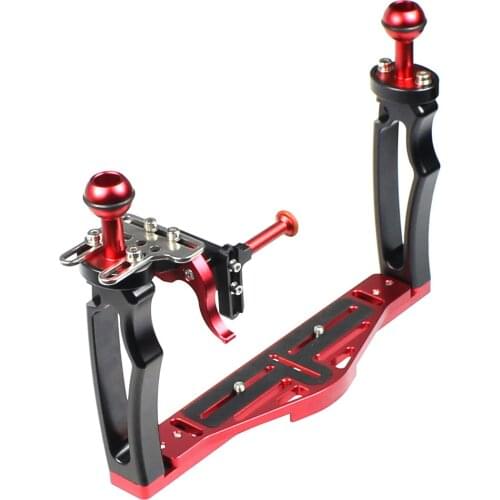 Underwater DSLR Camera Handheld Tray Bracket Stabilizer Rig Light Support for DJI OSMO for Gopro w Shutter Release Trigger Mount