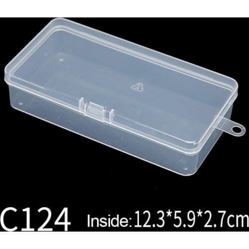 10PCS/LOT Transparent plastic case storage box shop display Hanging