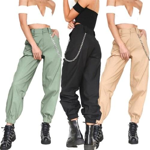 Women Loose Harem Pants High Waist Casual Breathable Female Trousers for Autumn XRQ88