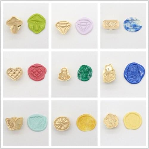 3D Irregular Stamp Head Mini DIY Planet Octopus Heads Wax Seal Fish Stamps Postage Journal Wedding Arts Date Gifts Envelope Tool